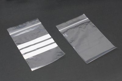 Flat bags, resealable, transp.250 x 350 mm (100 pcs.)